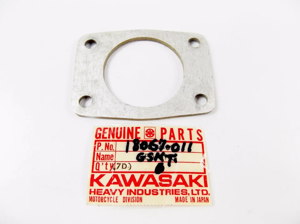 NUEVO DE LOTE ORIGINAL KAWASAKI 1968-1970 F4 SIDEWINDER TUBO DE ESCAPE JUNTA DE SOPORTE 18067-011 Foto 1 de 1