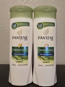 Lot of 2 - Pantene Pro-V Shampoo Nature Fusion Moisture Balance, 12.6 oz - Picture 1 of 2