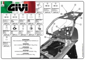 YAMAHA FJR 1300 2018 2019 2020 SR357 GIVI Specific Attachment Kit - Picture 1 of 5