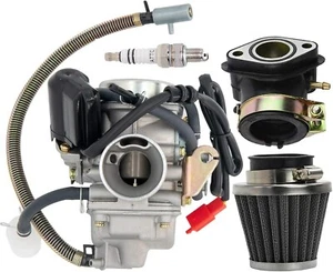 GY6 150CC Carburetor For Scooter Go Kart Howhit 125CC 152QMJ 157QMJ 4Stroke 24mm - Picture 1 of 7