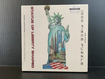 Statue of Liberty Shaped 1000 piece Puzzle Made in USA, New And Still Sealed - Image 1 of 3