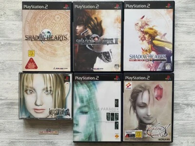 SONY PS 1 2 Koudelka & Shadow Hearts  & Phase Paradox & Shadow of Memories set - Image 1 of 4