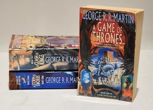 A Game of Thrones A Clash of Kings A Strom of Swords 1st Ed by George R R Martin - Picture 1 of 14
