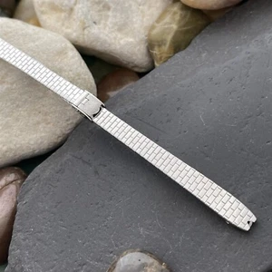 White Gold-Filled Kestenmade Mid Century Ladies 1960s Unused Vintage Watch Band - Picture 1 of 9