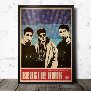 Póster artístico de hip hop de Beastie Boys música rap una tribu llamada búsqueda - Imagen 1 de 1