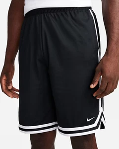 NWT Nike Men's XL Dri-FIT DNA Basketball Shorts Black White DH7160-010 Loose NEW - Picture 1 of 5