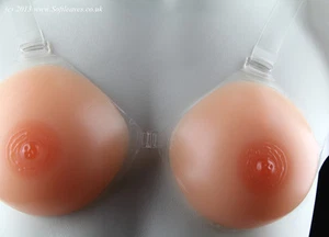 Senos de silicona Softleaves E 100 con o sin correas no prótesis de mama - Imagen 1 de 12