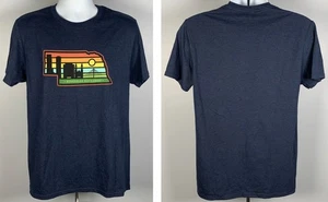 Berkshire Hathaway Warren Buffett Nebraska State Outline T-Shirt Herren Medium - Bild 1 von 3