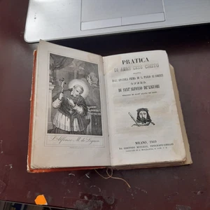 PRATICA DI AMAR GESU CRISTO SANT'ALFONSO DE LIGUORI 1860 HAP19 - Picture 1 of 5