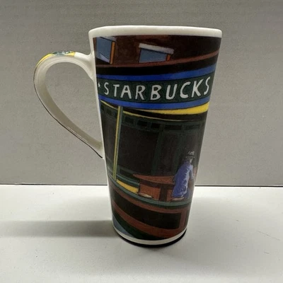 Taza de viaje de café Starbucks Chaleur Nighthawks Edward Hopper sin tapa Foto 1 de 4