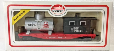 HO SCALE  -  MODEL POWER   HO  WEED CONTROL  CAR - Image 1 of 4