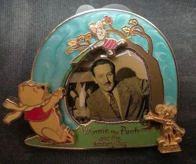 EDICIÓN LIMITADA Walt Disney, Piglet & Winnie the Pooh Blustery Day PIN 3000 2007 Foto 1 de 2