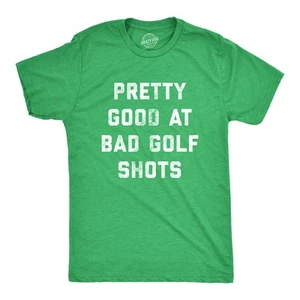 Camiseta para hombre Pretty Good At Bad Golf Shots divertida sarcástica golf regalo gráfico - Imagen 1 de 7