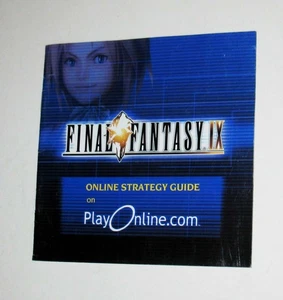 OEM Final Fantasy IX 9 Black Label PS1 Playstation Online Strategy Guide Booklet - Picture 1 of 3