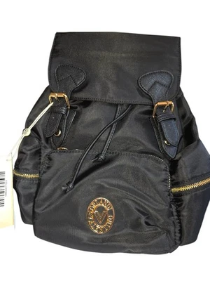 Mochila de cuero vegano Valentino Orlandi nueva con etiquetas con cartera de cambio extra. Foto 1 de 4