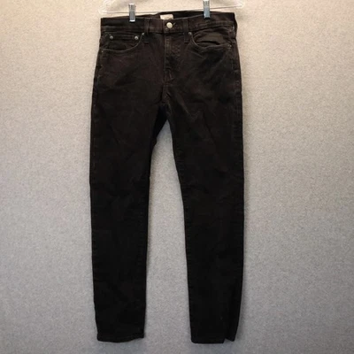 J Crew Jeans Mens 30x30 484 Slim Fit 5-Pocket Stretch Flex Denim Black - Image 1 of 4