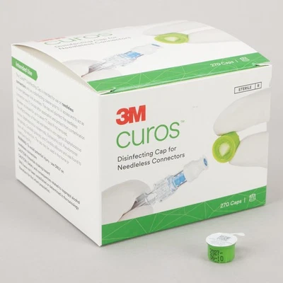 Tampa desinfetante 3M Curos, contagem 270, CFF1-270, 2027 validade - Imagem 1 de 4