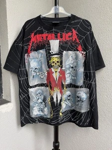 Camiseta vintage 1992 Metallica Ringmaster Damage Inc Rock Band AOP talla XL - Imagen 1 de 24
