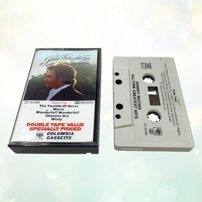 Vintage 1972 Johnny Mathis All-Time Greatest Hits Audio Cassette Tape Columbia - Image 1 of 3