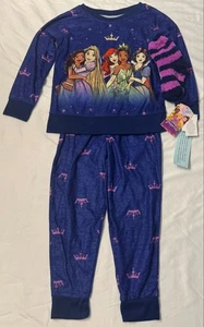 Conjunto de pijama princesa Disney XS azul púrpura para niñas - Imagen 1 de 4