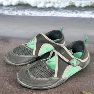 Body Glove Horizon Water Shoes Womens Size 7 Adjustable Strap Black/Neo Mint - Picture 1 of 7
