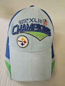 De colección Pittsburgh Steelers Reebok Super Bowl XLIII 43 NFL Champions S/M - Imagen 1 de 7