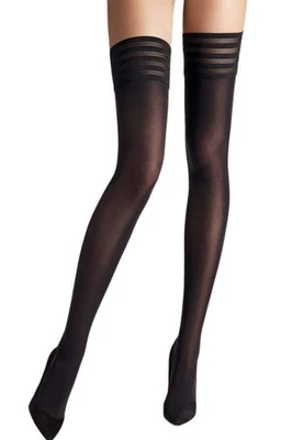 Wolford Velvet De Luxe 50 Stay Up Classic Matt Look Transparent - Image 1 of 2