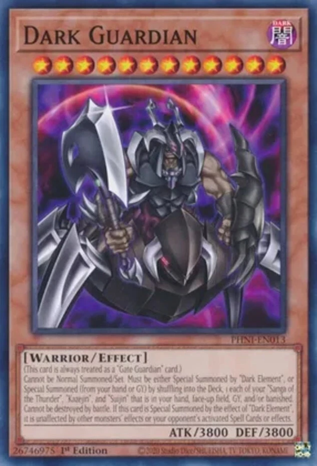 Dark Guardian - PHNI-EN013 - Common - 1st Edition - Near Mint - Image 1 of 1