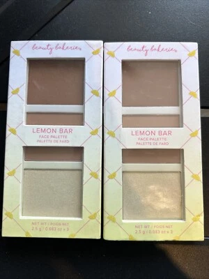 2X Beauty Bakerie Lemon Bar Face Palette  New In Box & Full size - Image 1 of 2