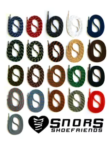 runde SCHNÜRSENKEL für WANDERSCHUHE ARBEITSSCHUHE, 75-200cm, 5mm Polyester SNORS - Bild 1 von 108