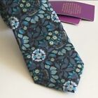 Gianni Feraud Premium Collection Liberty Persephone Tie Blue Floral  - Gift Box