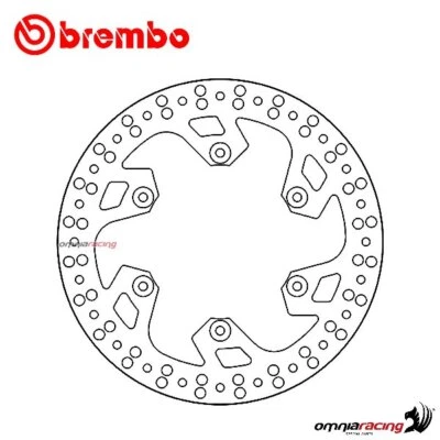 Brembo Serie Oro rear fixed brake disc for Yamaha YZ250 2001-2014 - Изображение 1 из 4
