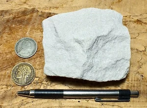 Sandstein - Navajo Sandstein - weiß feinkörnig - Lehrhandpräparat - Bild 1 von 5