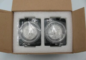 2 Clear Side Marker Set for 07-18 Jeep Wrangler JK etc Plug In  (c) - Picture 1 of 7