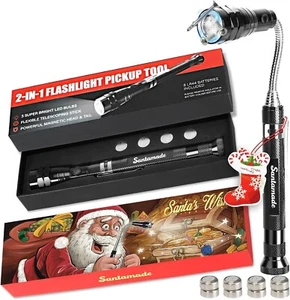 Stocking Stuffers for Adults Men, Magnetic Pickup Tool, Telescoping Magnetic Fla - Picture 1 of 6