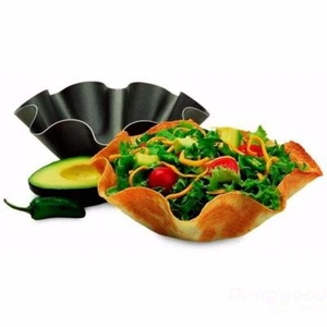 Norpro 1058 7" Nonstick Mini Tortilla Shell Baker Taco Bowl Pan Set of 2 - Picture 1 of 3