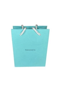 Tiffany & Co. Geschenkverpackung, blaue Geschenktüte für Schmuck der Marke - Bild 1 von 3