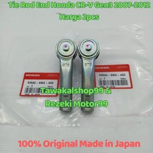 53540-SWA-A02 Tie Rod End HONDA CR-V CR-Z Track Front PAIR R L ROD Joint Genuine - Picture 1 of 4