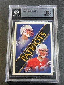 TOM BRADY 2000 FLEER TRADITION #352 ROOKIE CARD RC NEW ENGLAND PATRIOTS NFL (A)