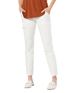 Antique Ivory Weekend Premium Stretch Ankle Pants Size X Large - Picture 1 of 1