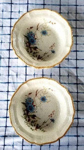 2 Mikasa Blue Daisies EB 804 Suppenteller 8"1/4 SCHÖN!!!!!! - Bild 1 von 5