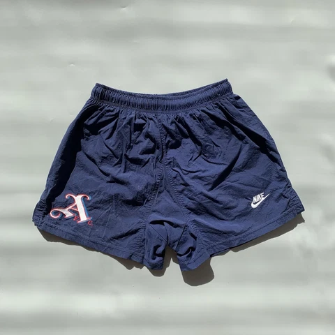 1995-1996 Arsenal Nike Premier Away Shorts Blue Size S Football Cover