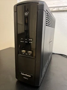 CyberPower 1500 PFCLCD UPS - 1500VA/1000W, 12 Outlets, AVR, Sinewave, Mini-Tower - Picture 1 of 4