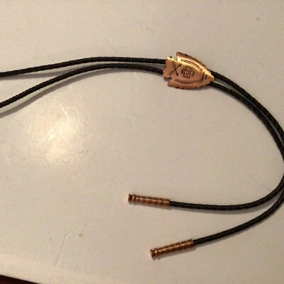 Corbata Bolo cuero negro Foto 1 de 4