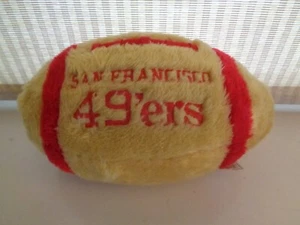 Sport pillows NFL San Francisco 49'ers football plush vintage - Picture 1 of 13