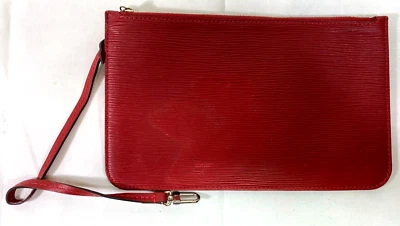 Bolsa de acessórios LOUIS VUITTON Neverfull MM Epi couro fúcsia anexável - Imagem 1 de 4