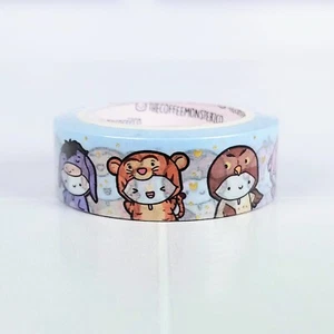NEW 2024 Winnie & Friends Washi Tape The Coffee Monsterz Co TCMC cute - Picture 1 of 1