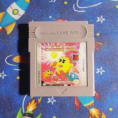Ms Pac-Man (Nintendo Game Boy, 1993) Authentic Tested & Working - Image 1 of 2