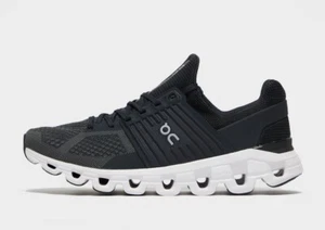 On Running Cloudswift Trainers Girls Womens trainers Size 3-8 Black-Rock Colour - Picture 1 of 6