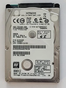 HTS545050A7E380, PN: 0J23335, MLC: DA4837, Hitachi 500Gb 2.5" HDD - Picture 1 of 2